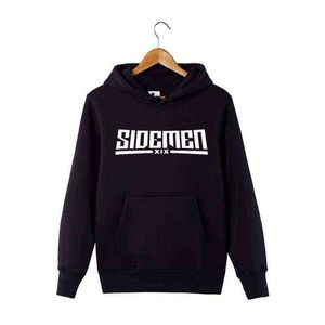 Crianças adultos unisex sidemen youtuber ksi cod gamers vloggers moletom com capuz novo inverno algodão casual suor homme moletom com capuz g1229