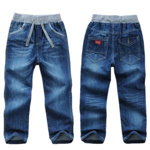 Enfants garçons jean marque de mode Design 100 coton enfants Denim pantalon pantalon pour garçon 210 ans porter DWQ100 240227