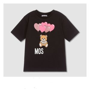 vêtements pour enfants bébé t-shirt Kid designer t-shirt 15 styles marque de luxe MOSC filles garçons manches courtes Parenting tops lettres d'ours d'été noir blanc rose 90-160 S-XXXL