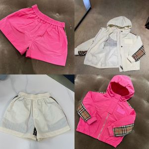 Niños conjuntos de primavera ropa diseñador niñas casual otoño protector solar niños bebé conjunto niña cardigan de manga larga falda plisada 100-140 h5cc #