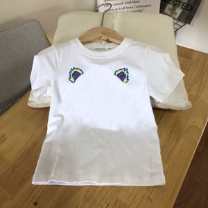 Vêtements pour enfants Tiger Head broderie t-shirts lettres Vêtements Summer Girls T-shirts mode mignons tops enfants décontractés