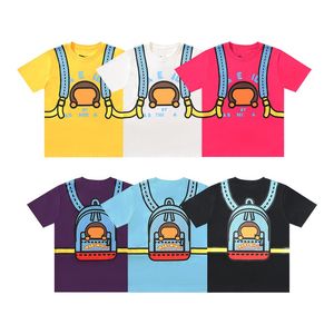 Ropa de diseñador para niños Monos Camisetas estampadas para niños Niños pequeños Bebé niña Niño Camisetas de manga corta casual Camisetas de mono de moda Bebés jóvenes Tops para niños Camisetas negras