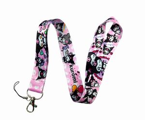 Porte-clés design pour enfants Cartoon Tv Show Cinnamoroll My Melody Longe pour clés Carte d'identité Gym Sangles pour téléphone portable Porte-badge USB DIY Hang Rope Lariat Keychain dhgate