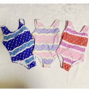 Niños Traje de baño caliente Diseñador Marca Trajes de baño de una pieza Bebés Bikini Niños pequeños Verano Impreso Playa Piscina Deporte Trajes de baño Bebés jóvenes d8k0 #