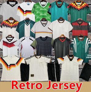 Kit enfants 90 98 88 96 Coupe du monde GermanyS Retro Littbarski BALLACK Soccer Jersey KLINSMANN 06 14 chemises KALKBRENNER Matthaus Hassler Bierhoff KLOSE vintage Uniforme