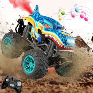 Kids Remote Control Car 2,4 g Spray Dance Scund Cars 360 ° Off Road Truck Monster-Car avec Lights for Boys Girls Cadeaux Auto Toys