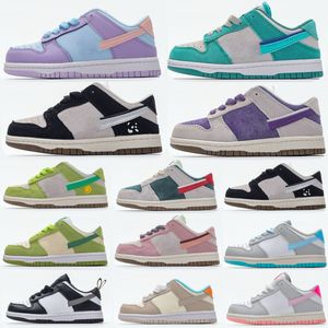 Chaussures de course pour enfants baskets basses pour tout-petits jeunes filles garçons baskets de créateurs rose vert violet bleu noir blanc chaussure enfant