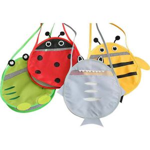 Enfants Shell Plage Sacs 3D Dessin Animé Animal Jouets Collecte Sac De Rangement Voyage En Plein Air Maille Fourre-Tout Portable Organisateur Sable Poche B7962