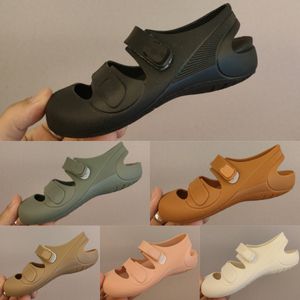 Enfants Chaussures Plage Toe Sandales Classique Espagne Marque En Plein Air D'été Enfants Pantoufles Flip Flop Casual Toddler Enfant Sandale Garçons Filles Jeunesse Fermé Toe Foot u6V5 #