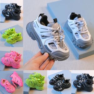 chaussures pour enfants designe Casual Boy Girls Fashion Sneakers Party Platforms Daddy chaussures pour tout-petits en cuir chaussures de sport pour enfants taille 23-37