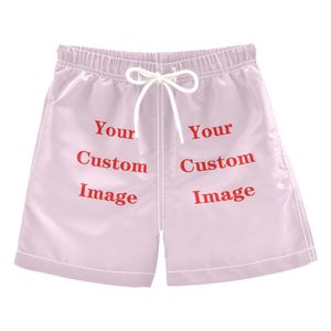 Enfants shorts Image personnalisée maillot de bain imprimé garçon maillot de bain maillot de bain ensemble plage court adapté aux enfants de 314 ans 220609