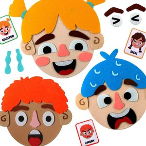 Tablero ocupado de aprendizaje socioemocional para niños con 9 tarjetas de emociones para juegos de caras Juguetes para terapia de autismo sensorial preescolar 231228