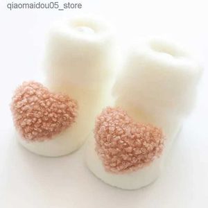 Calcetines para niños lindos niñas niñas niños y niños pequeños de Corea del Sur.Ropa blanca caliente para el invierno de otoño.Velvet lujoso para mantener el calor.Nueva generación