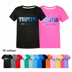 T-shirts pour enfants Trapstar garçons filles coton coton tshirts à manches courtes enfants en bas âge