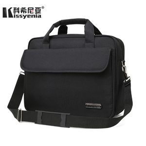 Maletines Kissyenia Maletín para computadora portátil de gran tamaño Hombres 15 pulgadas Cartera de negocios para viajes Bolsos de hombro impermeables para computadora Bolso 1348