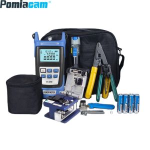 Kit Hot Sale 13pcs/Set FTTH Fiber Optic Cable Cortter VFL Fiber Cleaver Opm Potencia óptica Medidor FTTH Fiber Optic Tool Kit FTTX