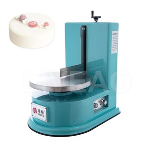 Máquina de recubrimiento de extensión de crema de pastel de cumpleaños redondo de mesa de tienda de panadería de cocina para glaseado de pan