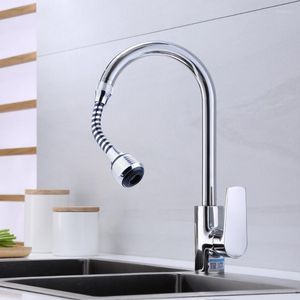 Kitchen Faucets 360 Degree Flexible Faucet Nozzle Sink Extension Sprayer Water Out Small Saving Aerator Home Accessories