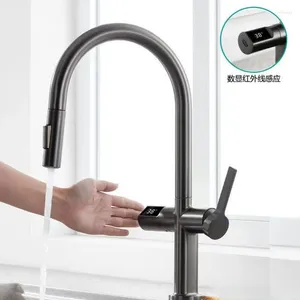 Robinets de cuisine flexibles les robinets de marchandises pour bronze thermostatique robinet lavabo eauté économie