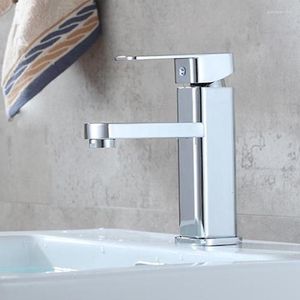 Robinets De Cuisine LASO Mitigeur De Lavabo À Montage Sur Pont Chrome Poli Lavabo Lavabo Robinet De Salle De Bains Froide 20 Cm