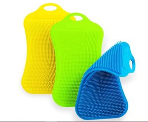 Vaisselle de cuisine en Silicone de qualité alimentaire, outils de bonne qualité, brosse pour le nettoyage, accessoires de gommage, fournisseur réutilisable