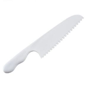 Couteau de cuisine pour enfants couteau de sécurité laitue couteau à salade dentelé en plastique Cutter trancheuse gâteau pain cuire