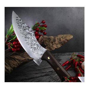 Couteaux de cuisine Forger Couteaux à désosser Couperet à viande Couteau japonais en acier à haute teneur en carbone Couteau de boucher à la main 237O Drop Livraison H Dhcwe