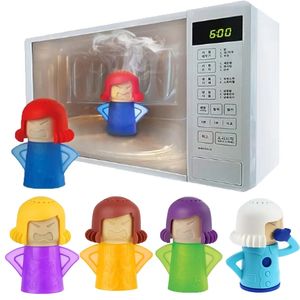 El limpiador de microondas Kitchen Mama limpia fácilmente los aparatos de limpieza de vapor del horno microondas para la limpieza del refrigerador de la cocina