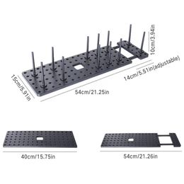 Organizador de estante de cocina plato telescópico Ratch de secado de placa Tazón Tapa soporte de almacenamiento de plato de cocina ajustable