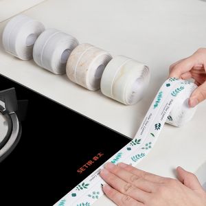 Kitchen Sink Waterproof Sticker Anti-mold Waterproof Tape Bathroom Countertop Toilet Gap Self-adhesive Seam Stickers ECO PVC New