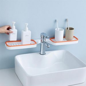 Rangement de cuisine 180 coin sans poinçon égouttoir salle de bain shampooing porte-savon étagère collant étagère accessoires