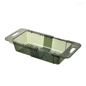 Organisateur de rangement de cuisine, vidange pour animaux de compagnie, réglage sans eau, Filtration rapide avec trous, Gadgets rétractables