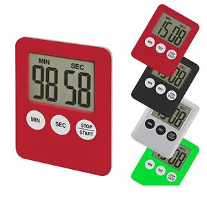 Kitchen Timers 7 Colors Electronic Voice Lcd Digital Countdown Medication Reminder Household Cooking Timer Alarm Clock Gadgets Bh211 Dh7Mq