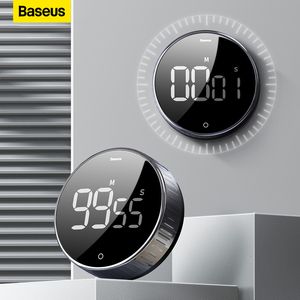 Kitchen Timers Baseus Magnetic Digital Manual Countdown Alarm Clock Mechanical Cooking Shower Study Stopwatch 230217