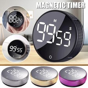 Kitchen Timers Kitchen Electronic Counter LED Digital Magnetic Timer Alarm Clock Remind Tool for Cooking Baking Sports Games Stopwatch 231206