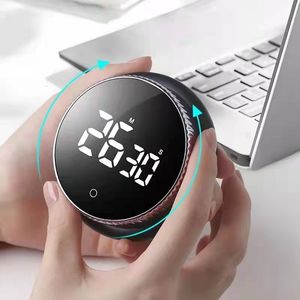 Kitchen Timers Magnetic LED Digital Manual Countdown Alarm Clock Mechanical Cooking Shower Study Stopwatch 230217