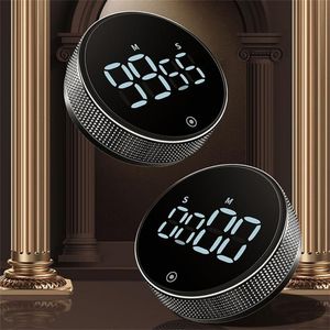 Kitchen Timers Magnetic Suction Timer Led Mute Self Regulating Rotary Timer Reminder Wholesale Stopwatch Alarm Clock Creative 230328