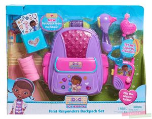 Kitchens Play Food Doctors Dottie First Responders Backpack Set Toy Hospital Doctor Tools With Accessories Figure Kids Toys Children Gifts 221202