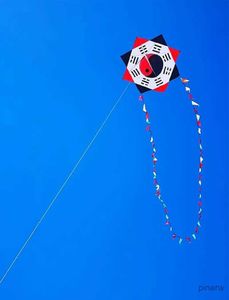 Kite Accessories Livraison gratuite potins cerf-volant jouets volants pour enfants tissu en nylon ripstop extérieur cerf-volant traditionnel jeux gonflables puissance de parapente