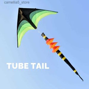 Accesorios para cometas Envío gratis Cometa grande Windsock Kite 3D Kite Tube Tail Juguetes divertidos al aire libre Flying Nylon Ripstop Cometas para adultos Paracaídas Deporte Q231104