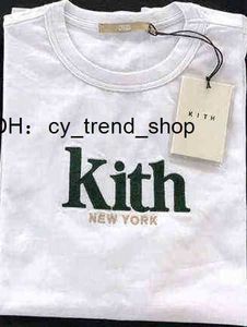 Camiseta Kith, camiseta bordada, camiseta de gran tamaño para hombres y mujeres, camiseta de Nueva York, camisetas de verano de alta calidad G1217 B5q0 Q2th 11
