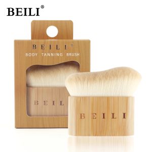 Kits Beili Magic Brush for Makeup Foundation Face Cepillo con top fina y densa herramientas cosméticas grandes cosméticas mango de bambú 1pcs