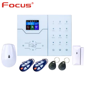 Kits Focus Meian 868MHz menu anglais HAVGW 4G GSM WiFi Alarm Security Smart Home Burglar System Antithief Alarm Control by App