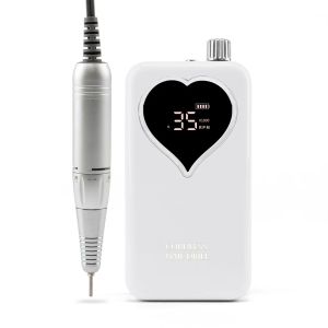 Kits coeur LED sans fil de perceuse à ongles électriques Hine 35000 tr / min