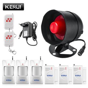 Kits Kerui Système d'alarme de cambriolage de sécurité à domicile sans fil