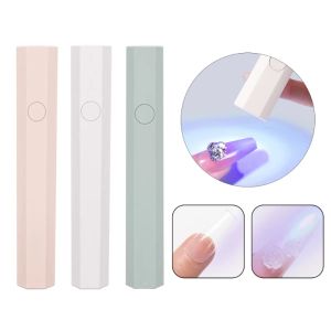 Kits LED Nail LAMP MANICURE UV Sécheur à ongles Light Light Single Finger Mini lampe de poche