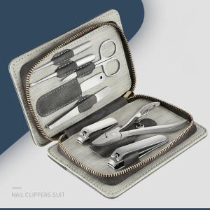 Kits Manucure Set en acier inoxydable Eagle Hook Pedicure Nail Nail Cutter Tools Kits Portable High Quality Travel Base 6/8pcs / Set