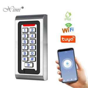 Kits Nouveaux étanches WiFi Tuya application Smart Door Lock RFID Carte Access Contrôleur S601 Système de contrôle d'accès à la porte autonome en métal S601