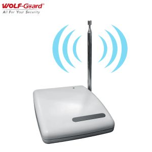 Kits Repeater de signal sans fil Wolfguard Facile pour les systèmes de sécurité d'alarme à domicile Panneau / capteur 433 MHz Extender 1000m