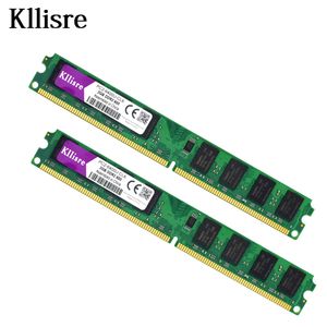 Kllisre 4GB(2pcsX2GB) DDR2 2GB Ram 800Mhz PC2-6400U 240Pin 1.8V CL6 Desktop Memory